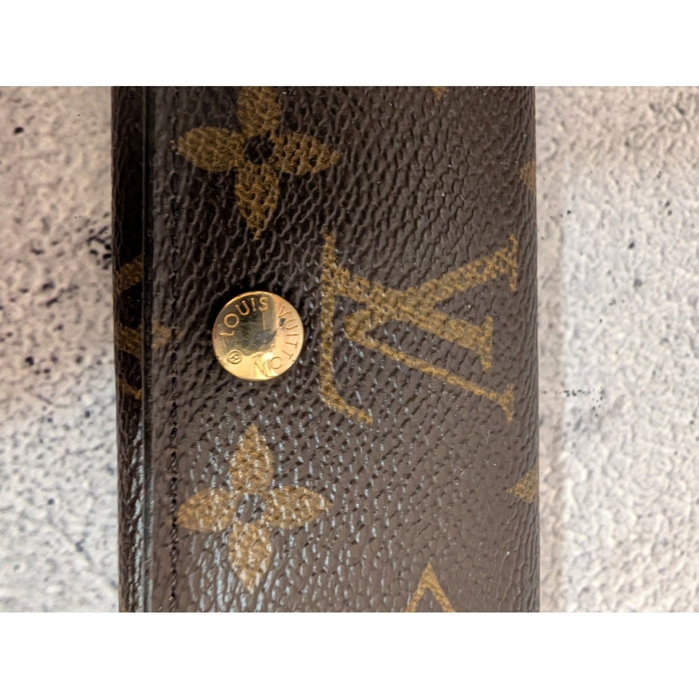 Louis Vuitton Monogram 4‑Key Holder Case Authentic Chipped - Picture 4 of 13
